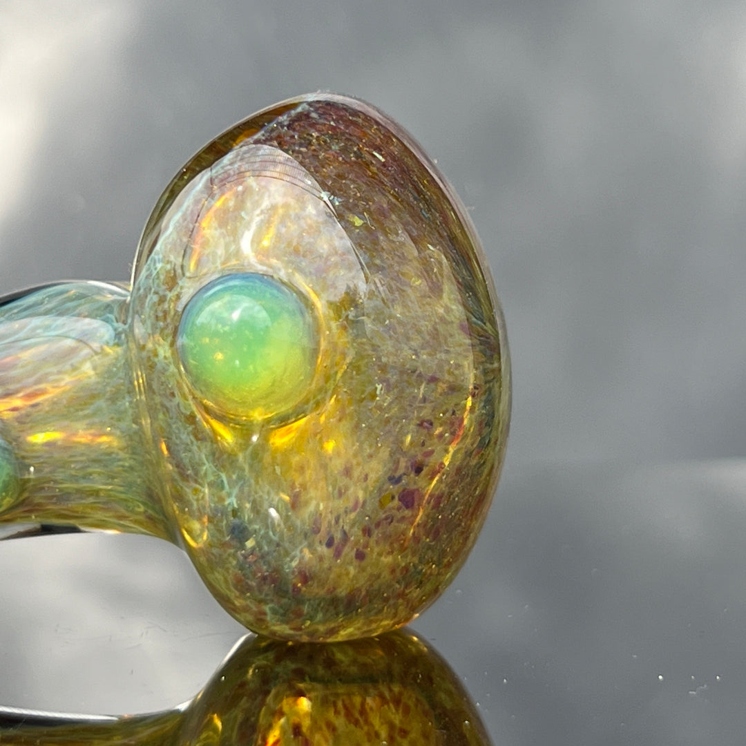 Mystery Aventurine Pipe Glass Pipe Chuck Glass   