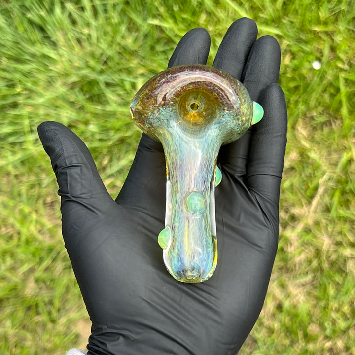 Mystery Aventurine Pipe Glass Pipe Chuck Glass   