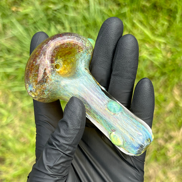 Mystery Aventurine Pipe Glass Pipe Chuck Glass   