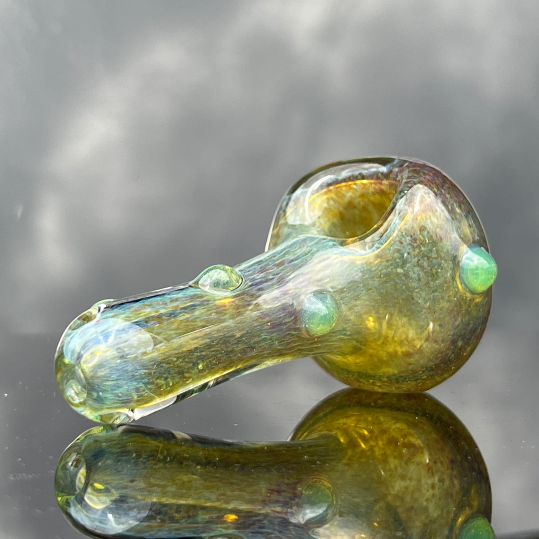 Mystery Aventurine Pipe Glass Pipe Chuck Glass   