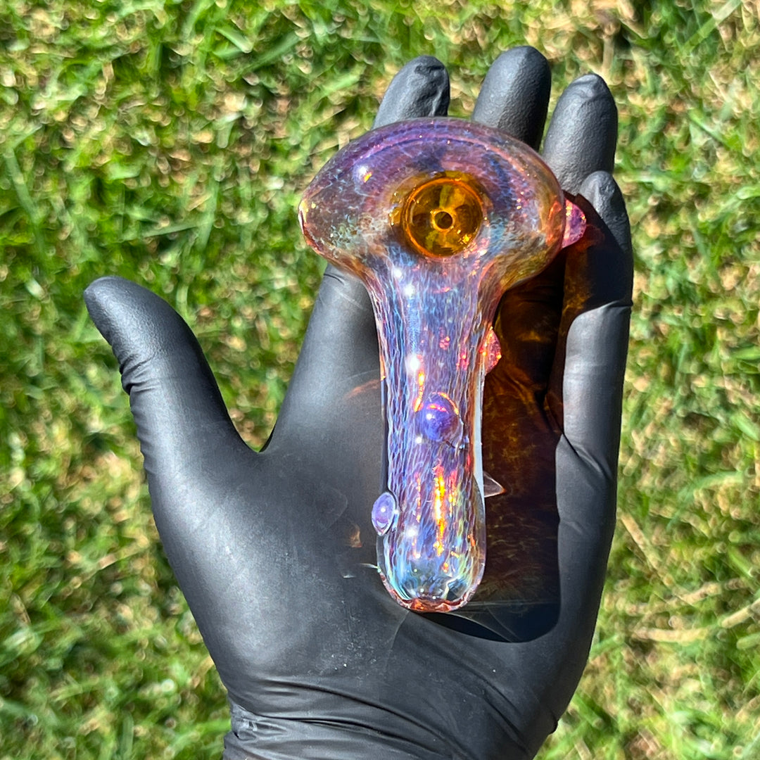 Thick Purple Pipe Glass Pipe Chuck Glass   