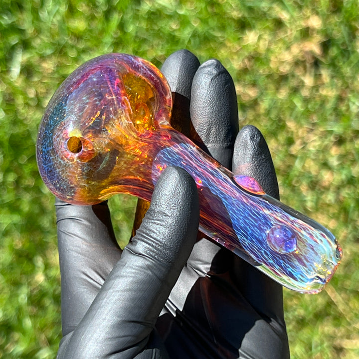 Thick Purple Pipe Glass Pipe Chuck Glass   