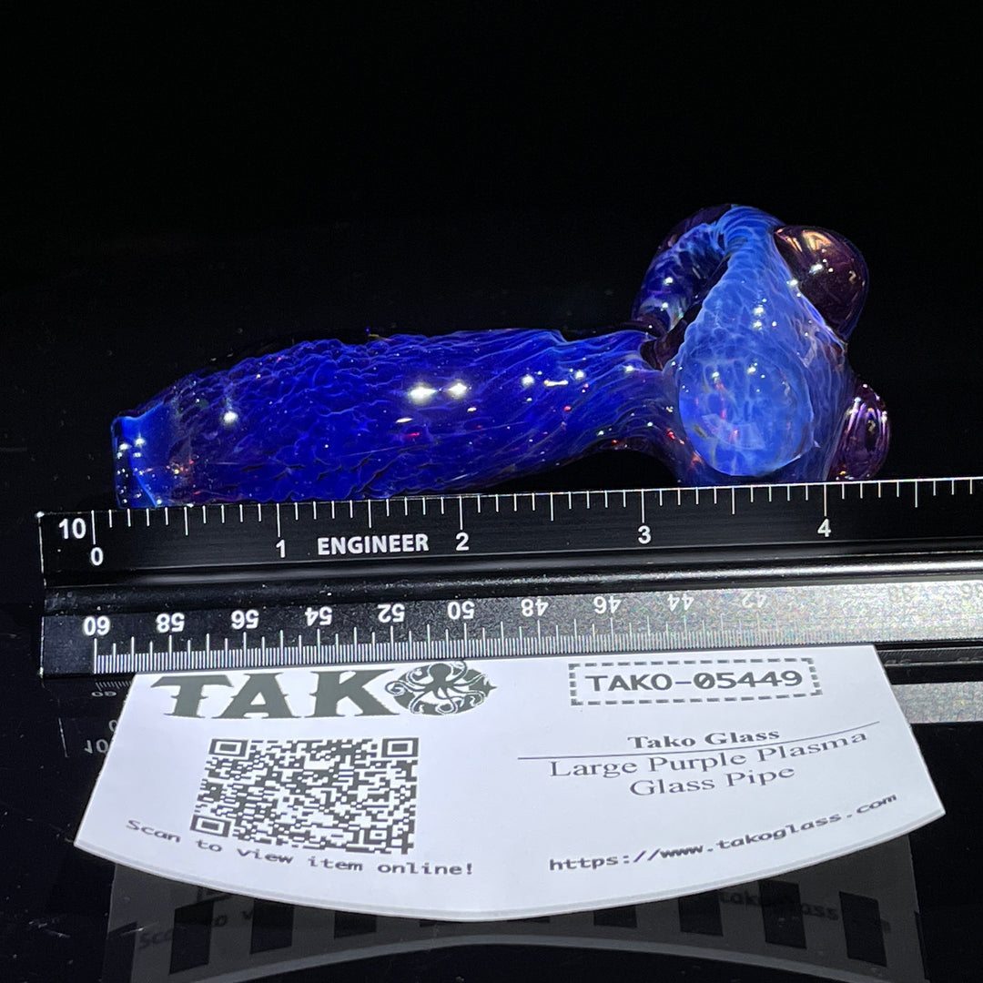 Large Purple Plasma Glass Pipe Glass Pipe Tako Glass   