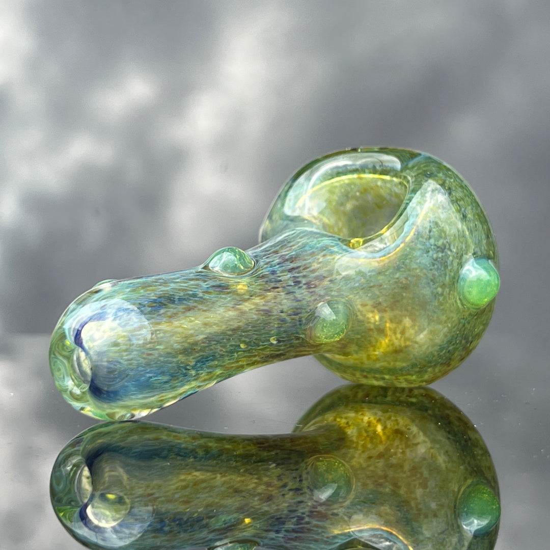 Mystery Aventurine Pipe Glass Pipe Chuck Glass   