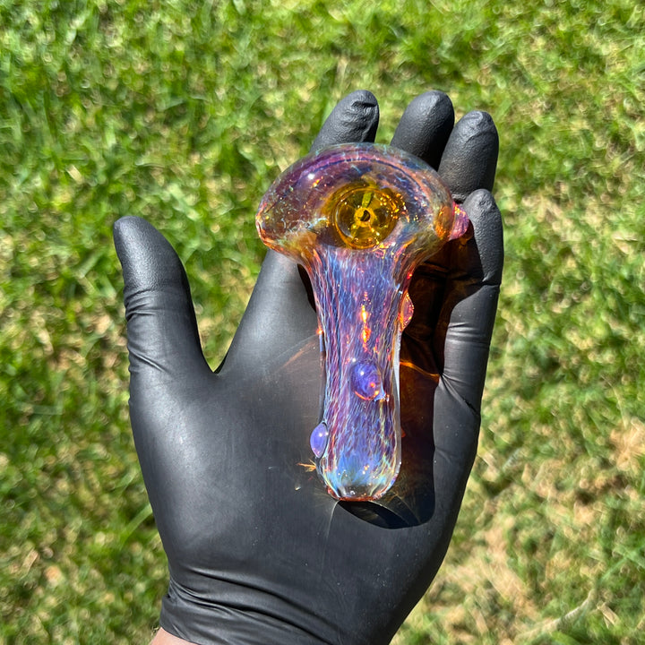 Thick Purple Pipe Glass Pipe Chuck Glass   