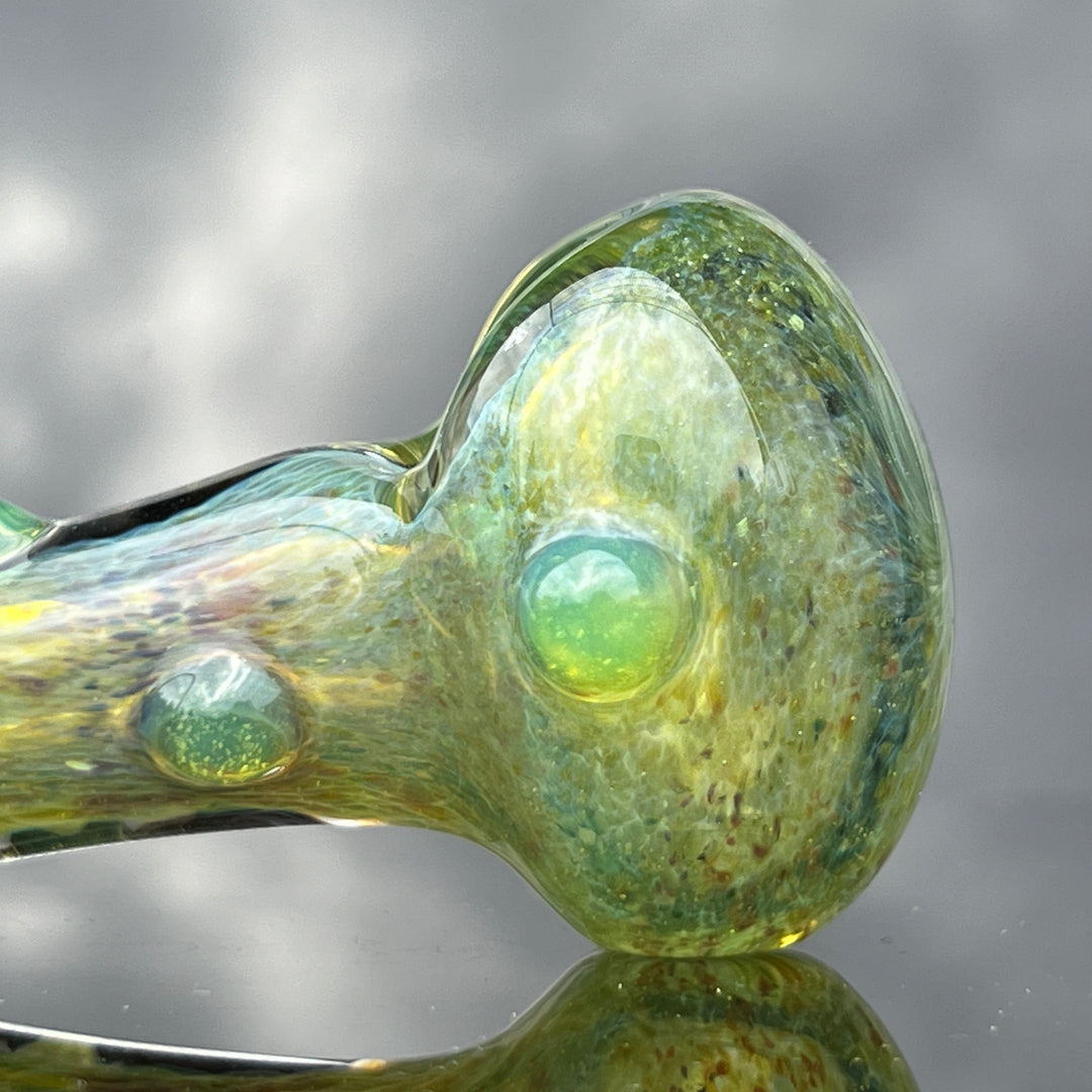 Mystery Aventurine Pipe Glass Pipe Chuck Glass   