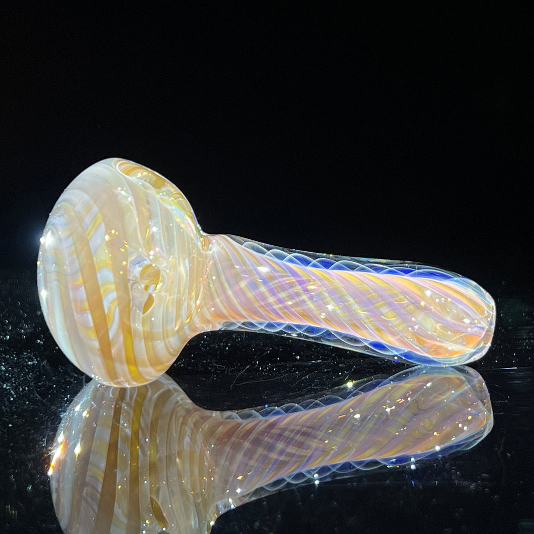 Thick Fume Pipe Pink Slyme Marble Glass Pipe Chuck Glass   