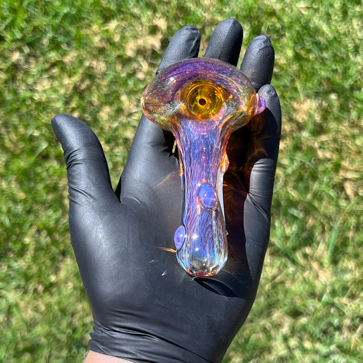 Thick Purple Pipe Glass Pipe Chuck Glass   