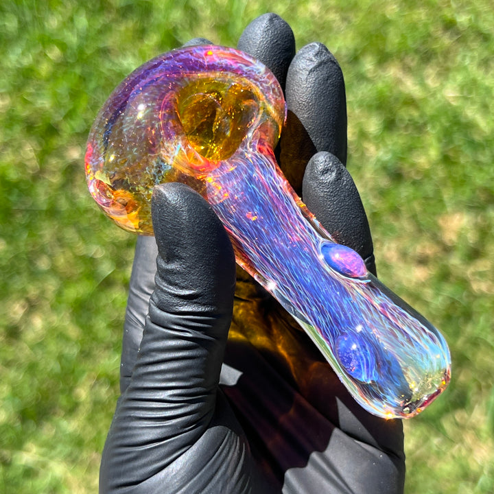 Thick Purple Pipe Glass Pipe Chuck Glass   