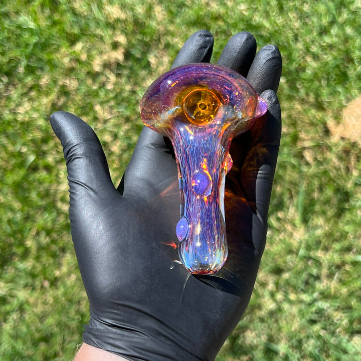 Thick Purple Pipe Glass Pipe Chuck Glass   