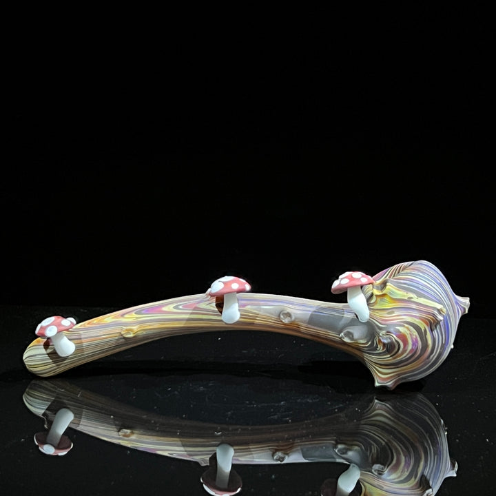 Woodgrain Mushroom Gandalf Pipe Glass Pipe Wazoo Glass