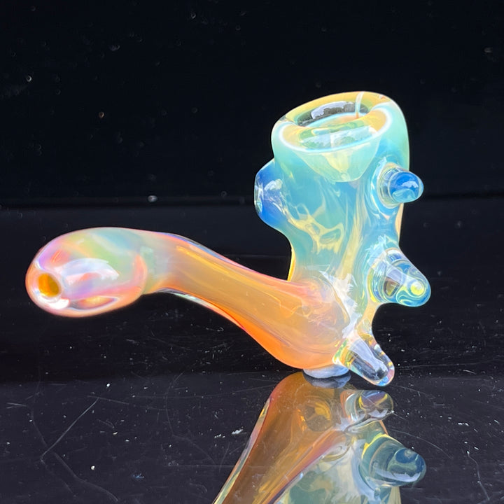 Fumed Spike Sherlock Glass Pipe Orosboro Glass   