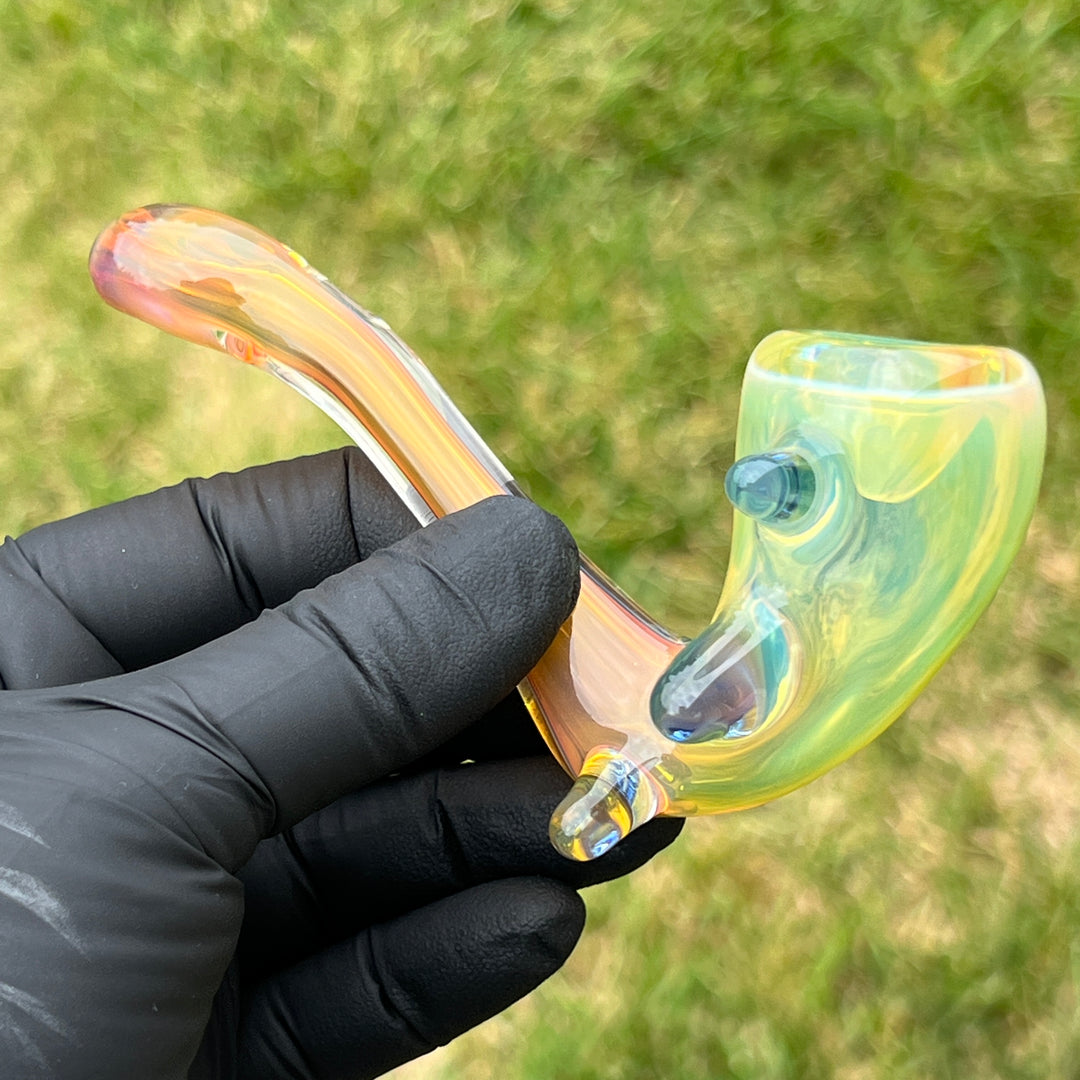 Fumed Spike Sherlock Glass Pipe Orosboro Glass   