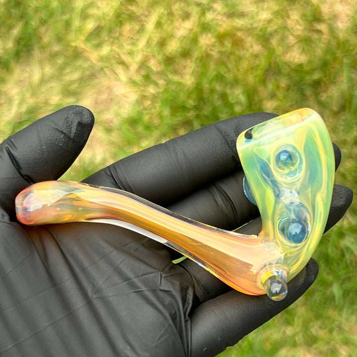 Fumed Spike Sherlock Glass Pipe Orosboro Glass   