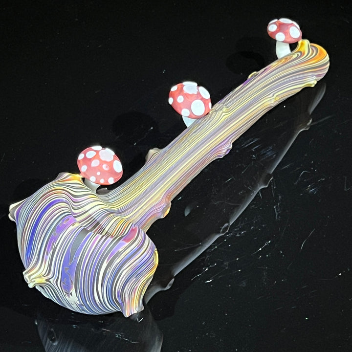 Woodgrain Mushroom Gandalf Pipe Glass Pipe Wazoo Glass