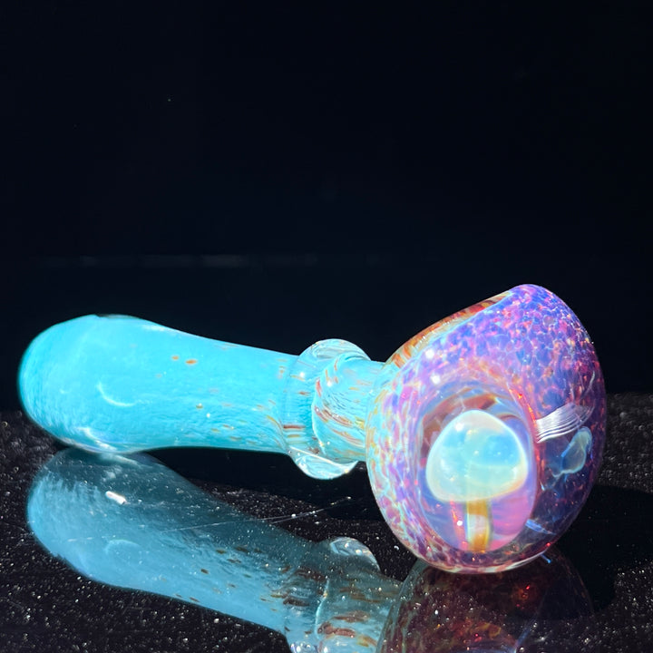 Mushroom Purple Magic Pipe Glass Pipe Beezy Glass   