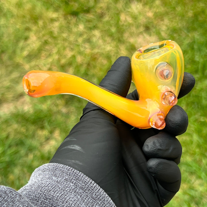 Fumed Spike Sherlock Glass Pipe Orosboro Glass   