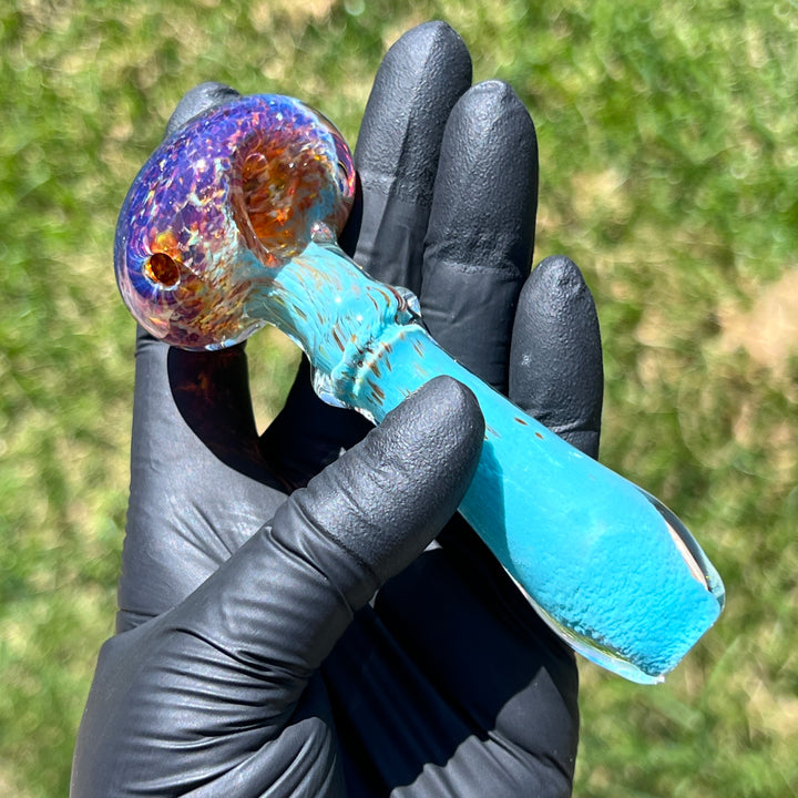 Mushroom Purple Magic Pipe Glass Pipe Beezy Glass   