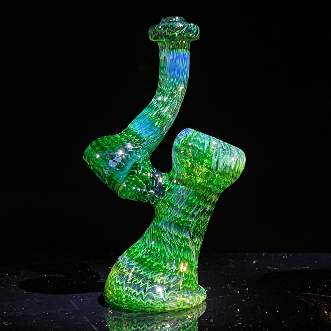 Forest Bubbler with Slyme Carb Glass Pipe Cose Glass   