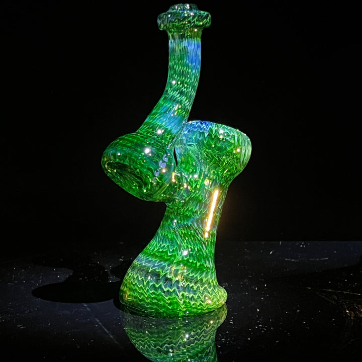 Forest Bubbler with Slyme Carb Glass Pipe Cose Glass   