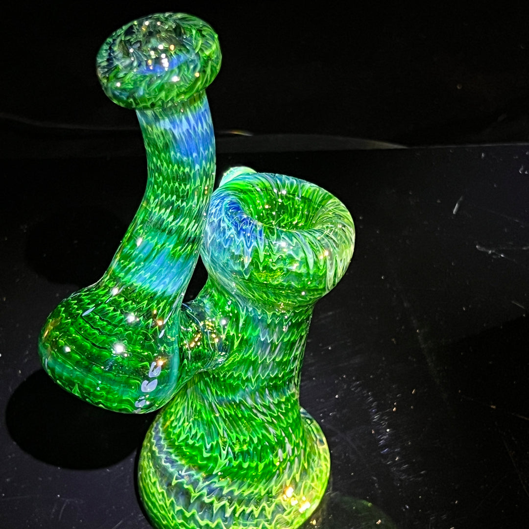 Forest Bubbler with Slyme Carb Glass Pipe Cose Glass   