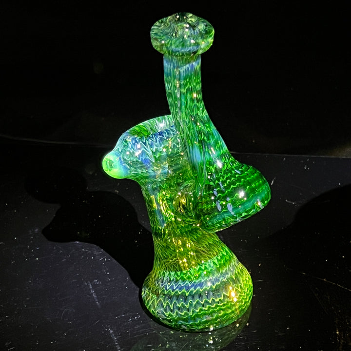 Forest Bubbler with Slyme Carb Glass Pipe Cose Glass   