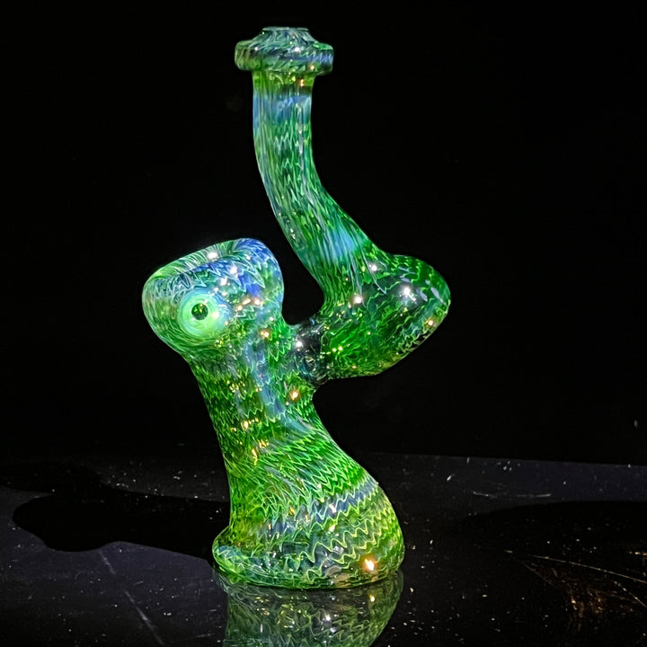 Forest Bubbler with Slyme Carb Glass Pipe Cose Glass   