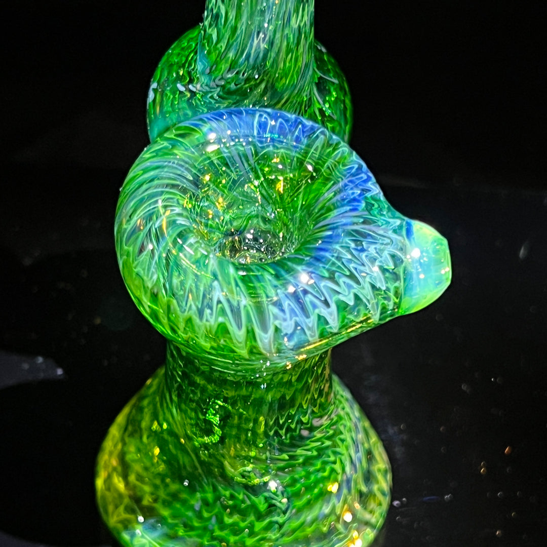 Forest Bubbler with Slyme Carb Glass Pipe Cose Glass   