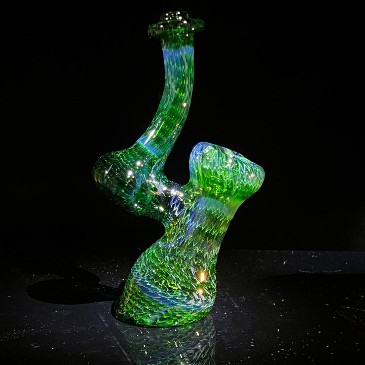 Forest Bubbler with Slyme Carb Glass Pipe Cose Glass   