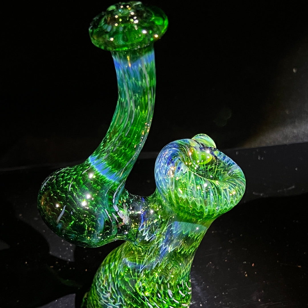 Forest Bubbler with Slyme Carb Glass Pipe Cose Glass   