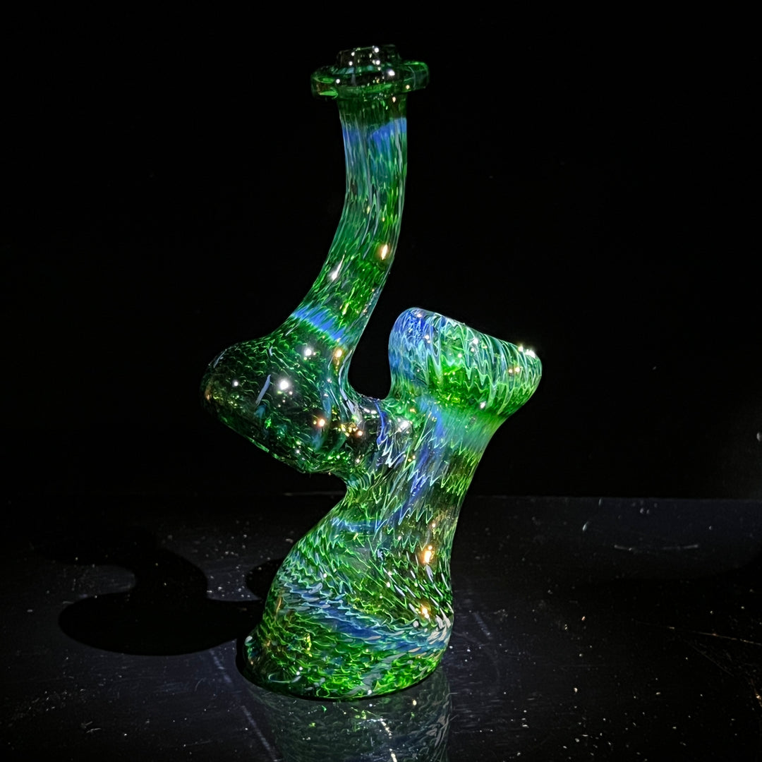 Forest Bubbler with Slyme Carb Glass Pipe Cose Glass   