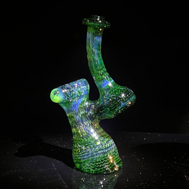 Forest Bubbler with Slyme Carb Glass Pipe Cose Glass   