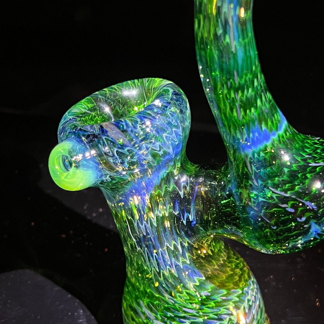 Forest Bubbler with Slyme Carb Glass Pipe Cose Glass   