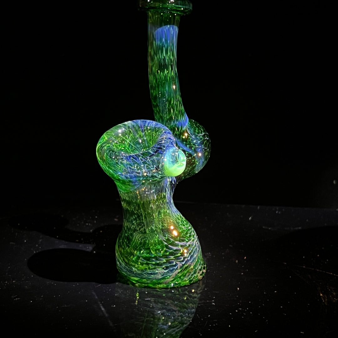 Forest Bubbler with Slyme Carb Glass Pipe Cose Glass   