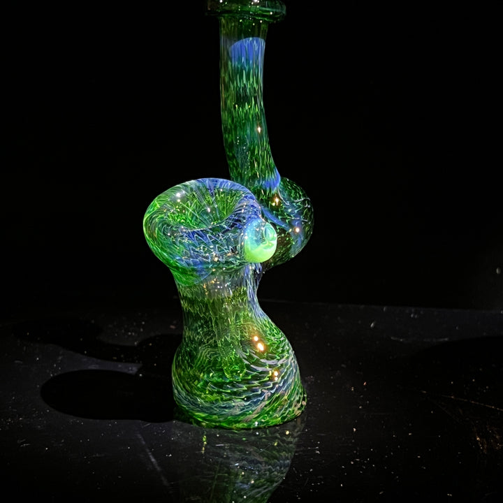 Forest Bubbler with Slyme Carb Glass Pipe Cose Glass   