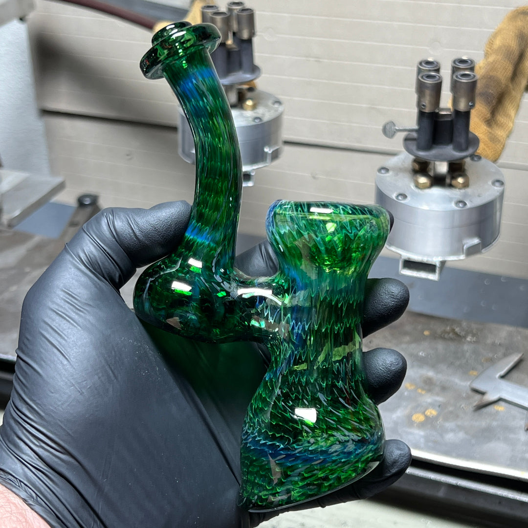 Forest Bubbler with Slyme Carb Glass Pipe Cose Glass   