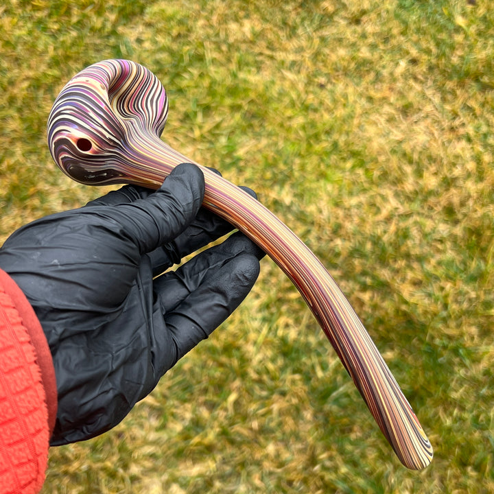 10" Woodgrain Gandalf Pipe Glass Pipe Wazoo Glass