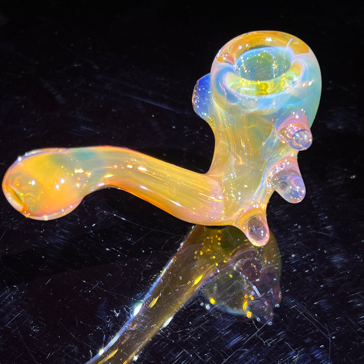 Fumed Spike Sherlock Glass Pipe Orosboro Glass   