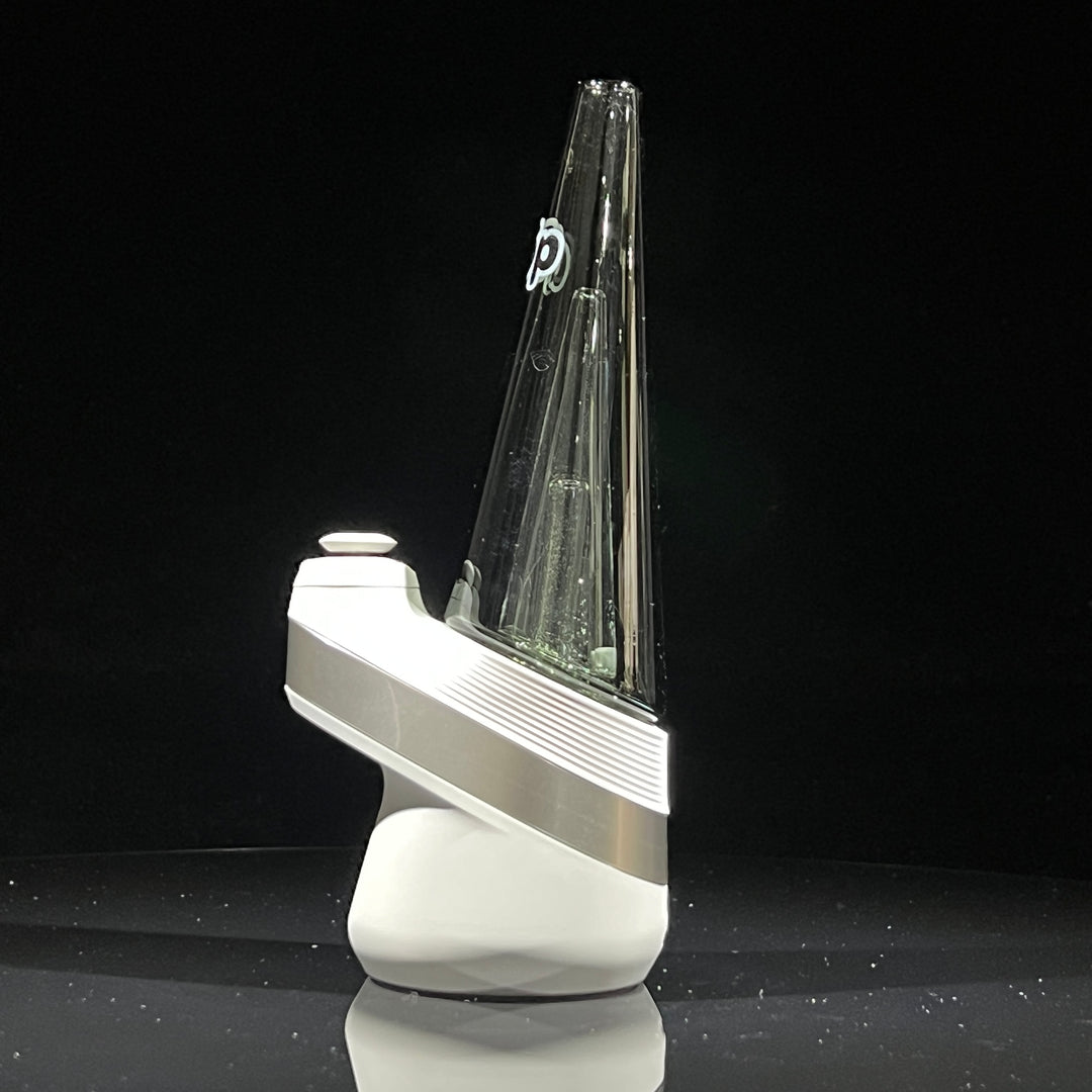 Grey 5-Slit Perc Puffco Peak Topper Glass Pipe TG