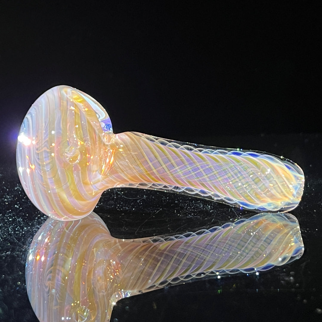 Thick Fume Pipe Pink Slyme Marble Glass Pipe Chuck Glass   