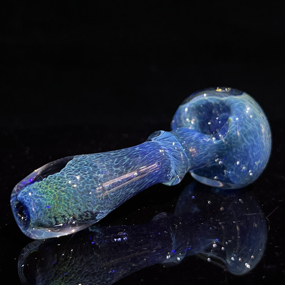 Blue Frit Pipe Glass Pipe Beezy Glass   