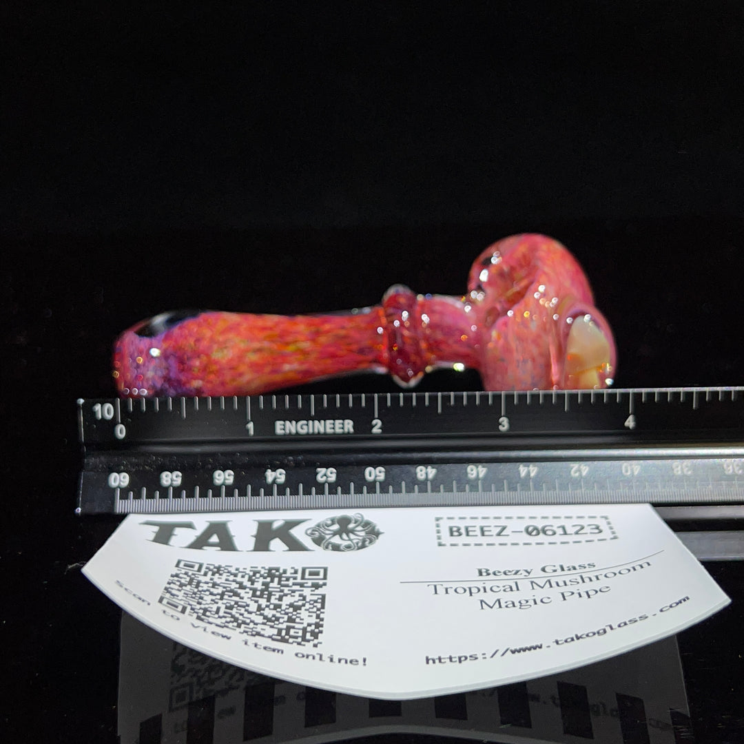 Tropical Mushroom Magic Pipe Glass Pipe Beezy Glass   