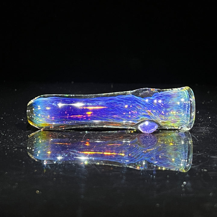 Thick Purple Chillum Glass Pipe Chuck Glass   