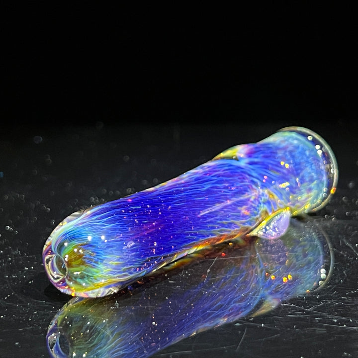 Thick Purple Chillum Glass Pipe Chuck Glass   