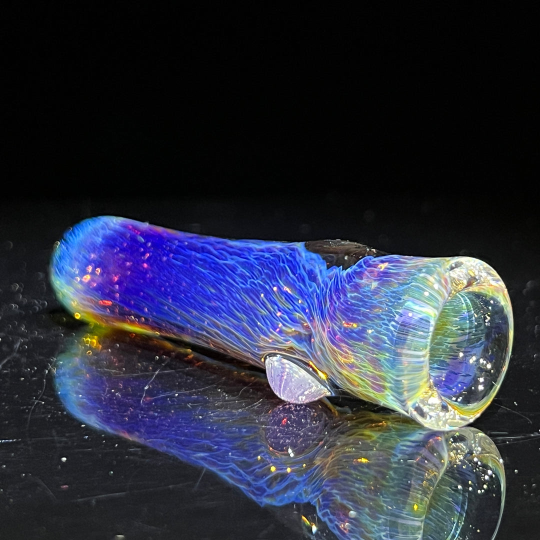 Thick Purple Chillum Glass Pipe Chuck Glass   