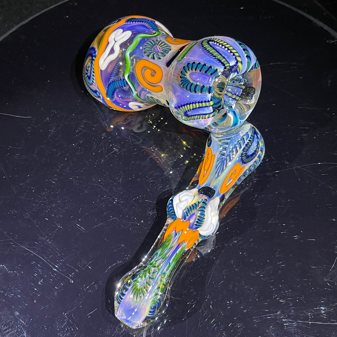 Inside Out Sidecar Bubbler Glass Pipe Tiny Mike   