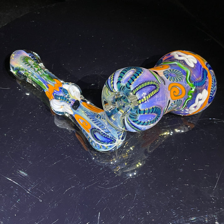 Inside Out Sidecar Bubbler Glass Pipe Tiny Mike   