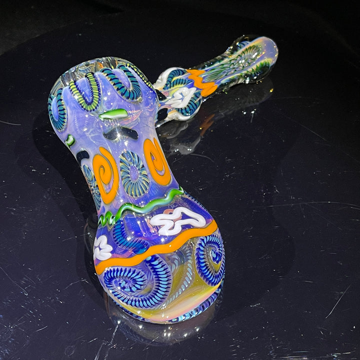 Inside Out Sidecar Bubbler Glass Pipe Tiny Mike   