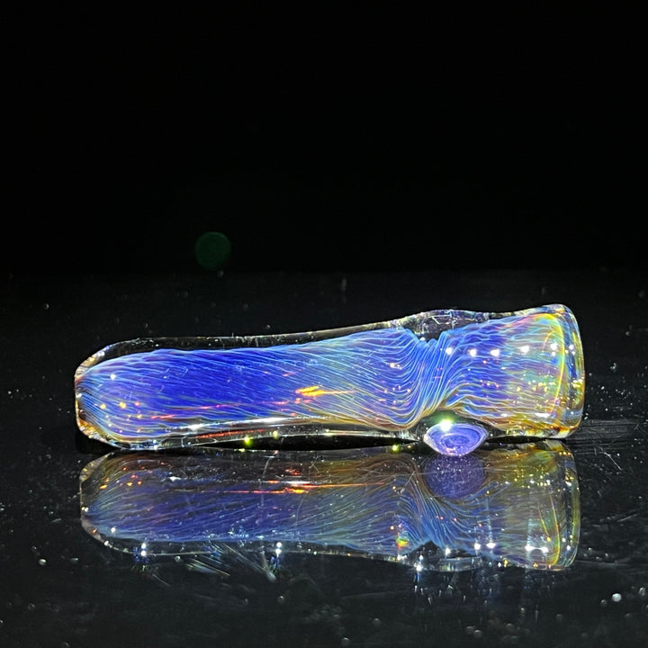 Thick Purple Chillum Glass Pipe Chuck Glass   