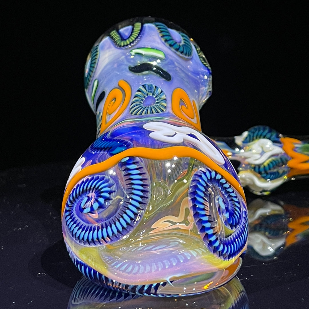 Inside Out Sidecar Bubbler Glass Pipe Tiny Mike   